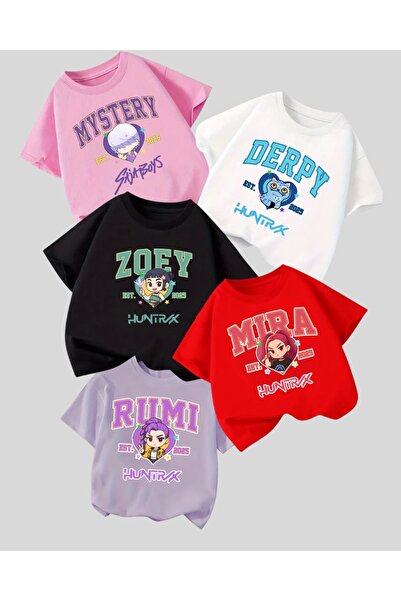 Touz Moda Μπλουζάκι KPop Demon Hunters Kids Design Unisex oversized