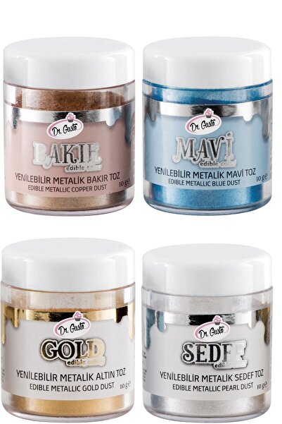 Dr. Gusto Yenilebilir Metalik Toz (gold,sedef,bakır,mavi