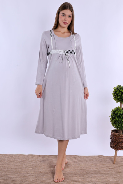 ByLohusa Effortt Gray 100% Cotton Maternity Set