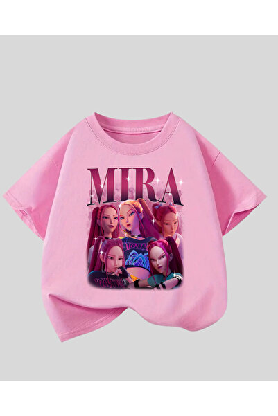 Touz Moda Kpop Demon Hunterix Kids Design Unisex Oversized T-Shirt