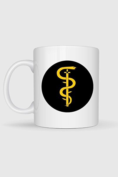 Bahriyeli Collection Doctor Officer Class Mark Design Mug Cup
