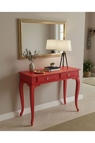Evim Hizmet 100 Cm Çekmeceli Kırmızı Dresuar