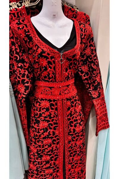 FAKHM AL SAWAR Arni embroidered jalabiya, luxurious