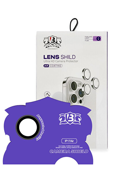 NewFace عدسة كاميرا XMPDBY لأجهزة آيفون 17 إير بيلفيس تيتان (134827) - أسود