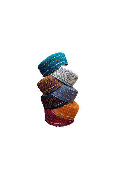 M.A Traders Prayer Caps for Muslims – 12 Pieces Mixed Sizes & Colors | Islami...