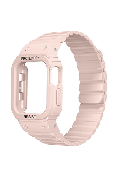 Lopard Apple Watch 38mm Kd-142 Silicone Band with Airbag Design Case Protector