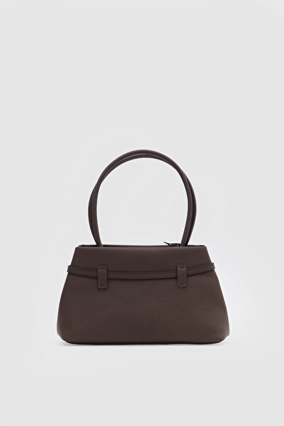 OGGO Suvea Brown Genuine Leather Shoulder Bag