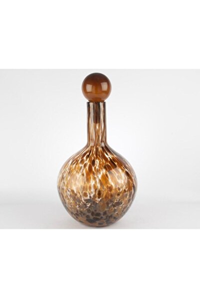 Mikasa Moor Vasă din sticlă cu model maro 46x25cm