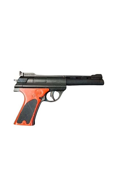 Premium Toy Pistol with Orange Grip – Safe Plastic Gun for Kids Pretend Play