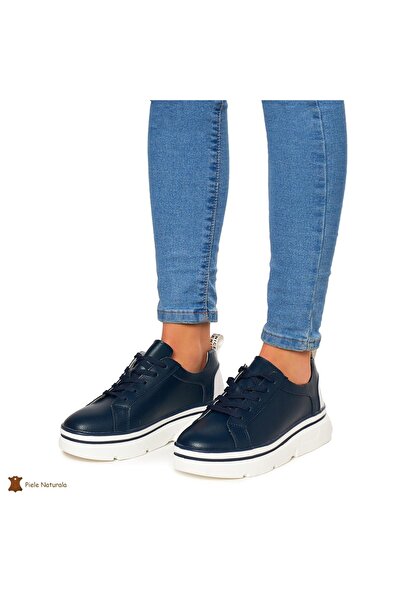 ANGEL BLUE WOMEN'S SHOES IN GENUINE LEATHER CRL0054 Multicolor