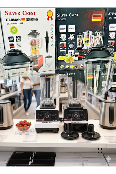 Coppers PROFESYONEL SILVER CREST MULTIFUNCTION BLENDER ROBOT ÇİFT HAZNELİ