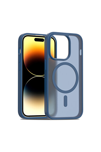 ceppark غطاء جوكو ايفون 14 برو جوتا ماجسيف - أزرق داكن