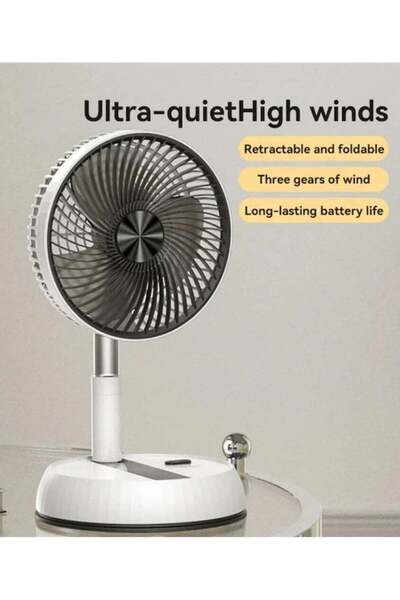 DLC Folding Wireless Fan 31059 White