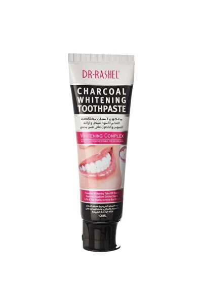 Dr. Rachel Black Charcoal Toothpaste for Whitening and Cavity Removal - 100 ml