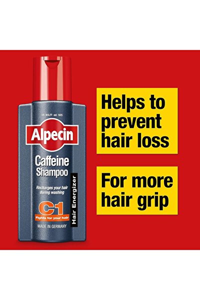ALPECİN Alpecin, Caffeine Hair Shampoo 250 ml (Pack of 3)