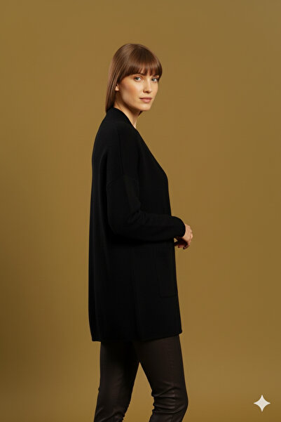 Lal Triko Tricot Cardigan with Pockets 12502