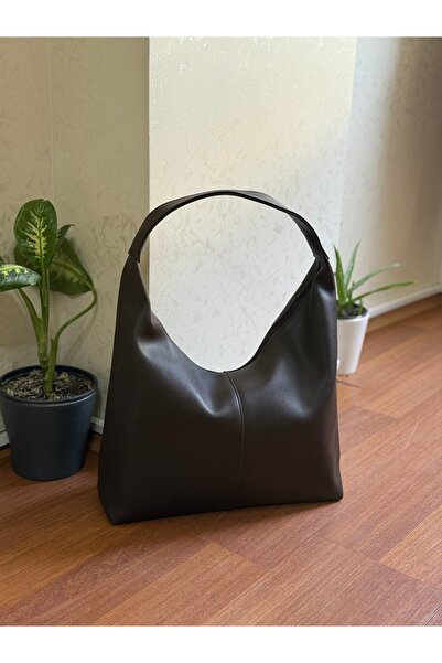 Bagnest Μεγάλη casual δερμάτινη γυναικεία τσάντα ώμου