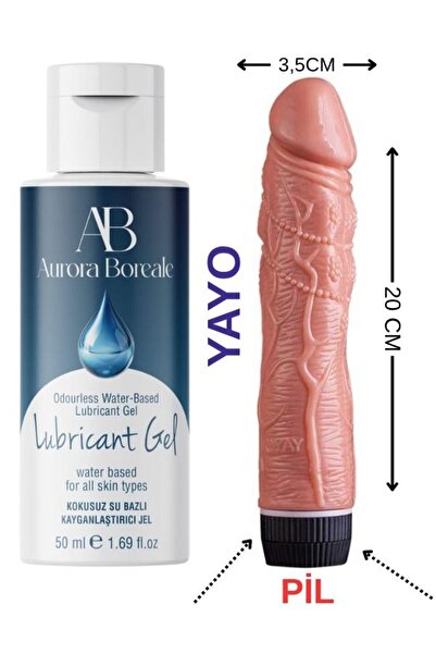 AuroraBoreale AŞKIN DEPOSU 20 CM ANAL VAGİNAL KULANIM İÇİN SÜPER SET DİLDO +5...