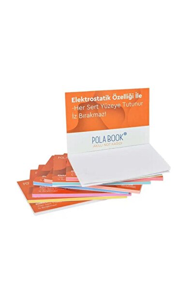 Hediye Vakti Electrostatic Adhesive Smart Note Paper 7X10 cm – 50 Sheets Practical Office Notepad