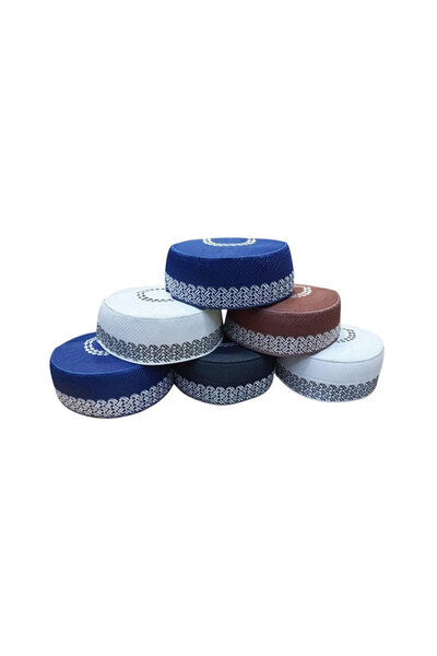 M.A Traders Muslim Prayer Caps – 12 Pieces Mixed Sizes & Colors | Islamic Nam...