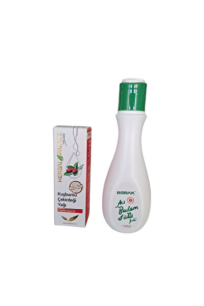 Herbal Palace KUŞBURNU ÇEKİRDEĞİ YAĞI & BEBAK ACI BADEM SÜTÜ CİLT BAKIM SETİ