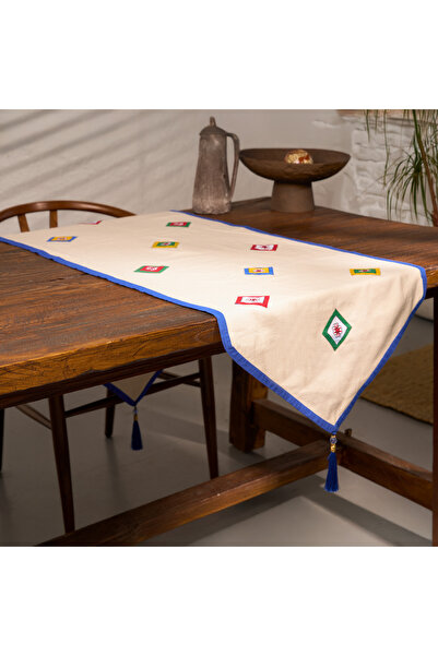 RH Rosehan 100% Organic Cotton Raw Cloth Runner 50 cm X 170 cm