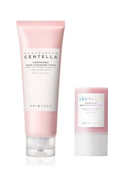 Skin Madagascar Centella Poremizing Deep Cleansing Foam 125ml + Madagascar Centella Poremizing Quick Clay
