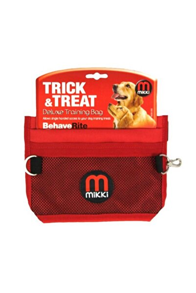 Mikki حقيبة تدريب فاخرة للكلاب (حمراء)