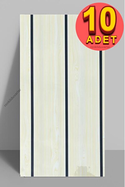 Renkli Duvarlar 10 Adet 30X60 cm Kendinden Yapışkanlı Duvar,banyo,tezgah aras...