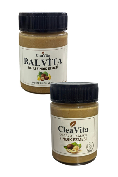 Balvita ballı fındık ezmesi (1 ADET) + % 100 Fındık ezmesi (1 ADET)