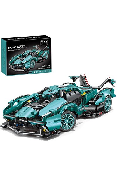 KASTWAVE 999 Piece 1:14 Scale Sports Car Building Blocks Model Set, STEM Toy, Ages 6+