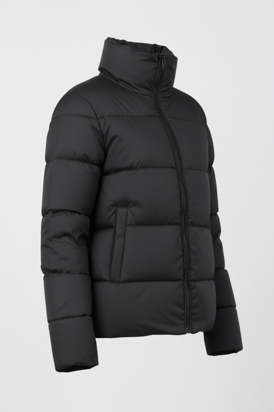 BESKAR Black Plus Size Men's Jacket – Water Repellent, Puffer Jacket and Rain Resistant Coat