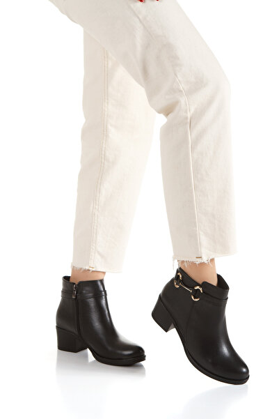 ALURA Γυναικείες μπότες από 100% γνήσιο δέρμα με χοντρό χαμηλό τακούνι Thermo Sole