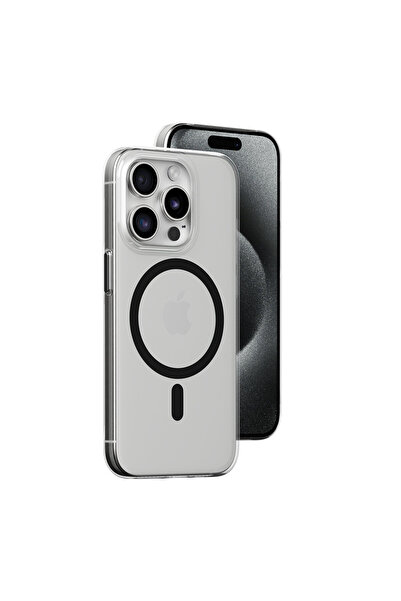 ceppark غطاء حماية جوكو لهاتف ايفون 15 برو بابل ماجسيف - أسود