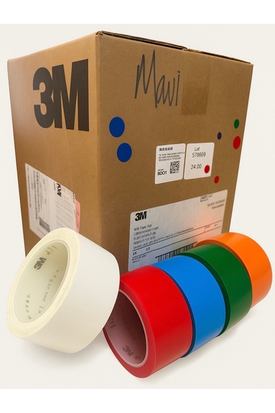 3M Vinyl Tape 471 – Renkli Zemin ve İşaretleme Bandı (İthal Ürün)