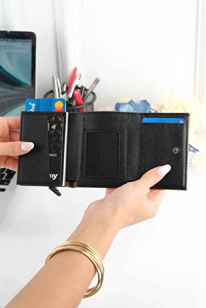 Blatoune Polo Unisex Denim Leather Wallet – Premium Quality Aluminum Mechanism, Card Holder for Women & Men