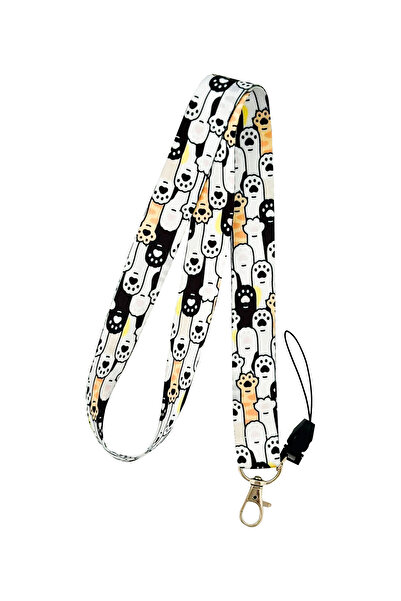 PABALAS Χαριτωμένη θήκη για κάρτα ταυτότητας με μοτίβο με λουράκι για τον λαιμό