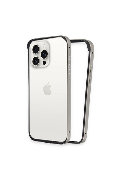 ceppark غطاء حماية ممتص للصدمات لهاتف آيفون 15 برو من جوكو - رمادي تيتانيوم