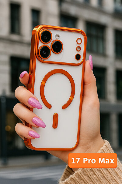 Case collection حافظة مغناطيسية شفافة لهاتف آيفون 17 برو ماكس |   غطاء ناعم ب...