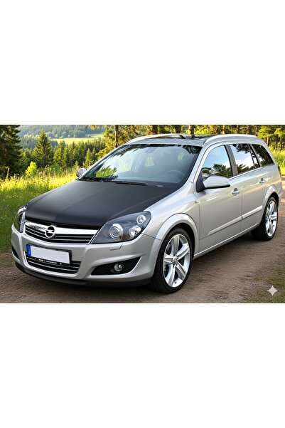 mutlu oto aksesuar Opel Astra H (2004–2010) TAM Kaput Maskesi – Mat Siyah Sun...