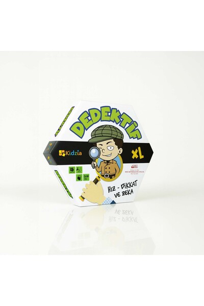 Kidzia Dedektif XL - Dikkat, Gözlem ve Analiz Becerisi Geliştirici Eğitici Oyun