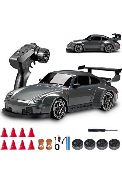 Generic Drift RC Car 1:24 Scale – 4WD High-Speed Remote Control Racing Car with LED Lights & USB Charging