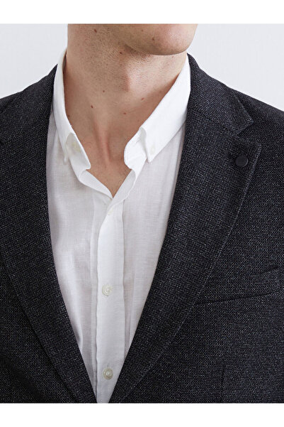 LC Waikiki Чорний стандартний крій чоловічий блейзер