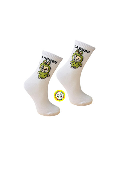 AL Bİ 90LIK Labubu Cartoon Themed College Socks 37-43
