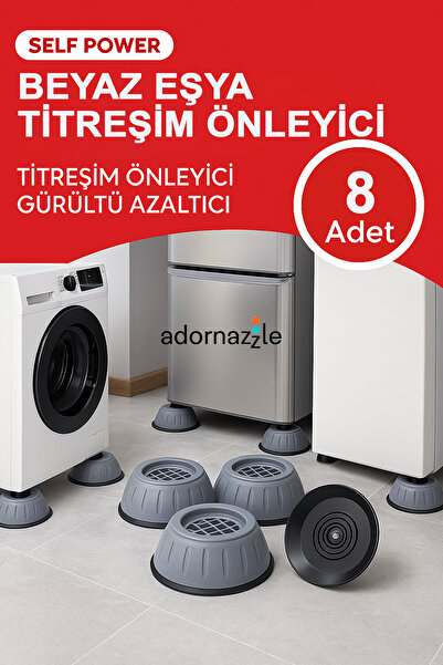 adornazzle 8 штук віброізоляторів для побутової техніки, пральної машини, пос...