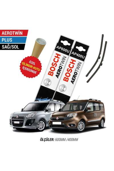 Bosch Fiat Doblo 2016 Model Silecek Takımı Ön Aerotwin Plus