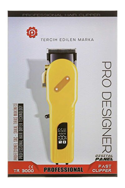 woodstar TR-3000 Profesyonel Saç Tıraş Makinesi – Ayarlanabilir Bıçak, Sessiz...