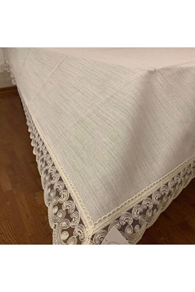 Madamca Madonna Linen Cotton Gardenia Single Tablecloth 160*220