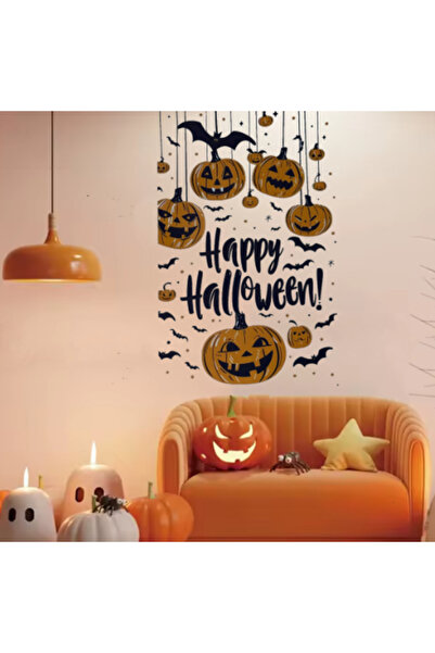 RiverWorld Αυτοκόλλητο River World για τοίχους με θέμα το Halloween Pumpkin