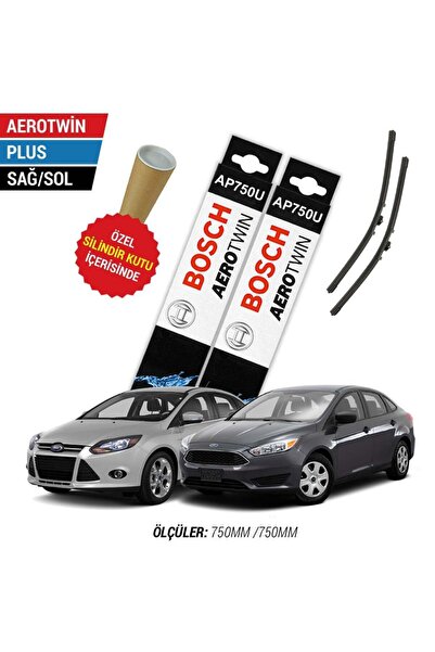 Bosch Ford Focus 2016 Model Silecek Takımı Ön Aerotwin Plus